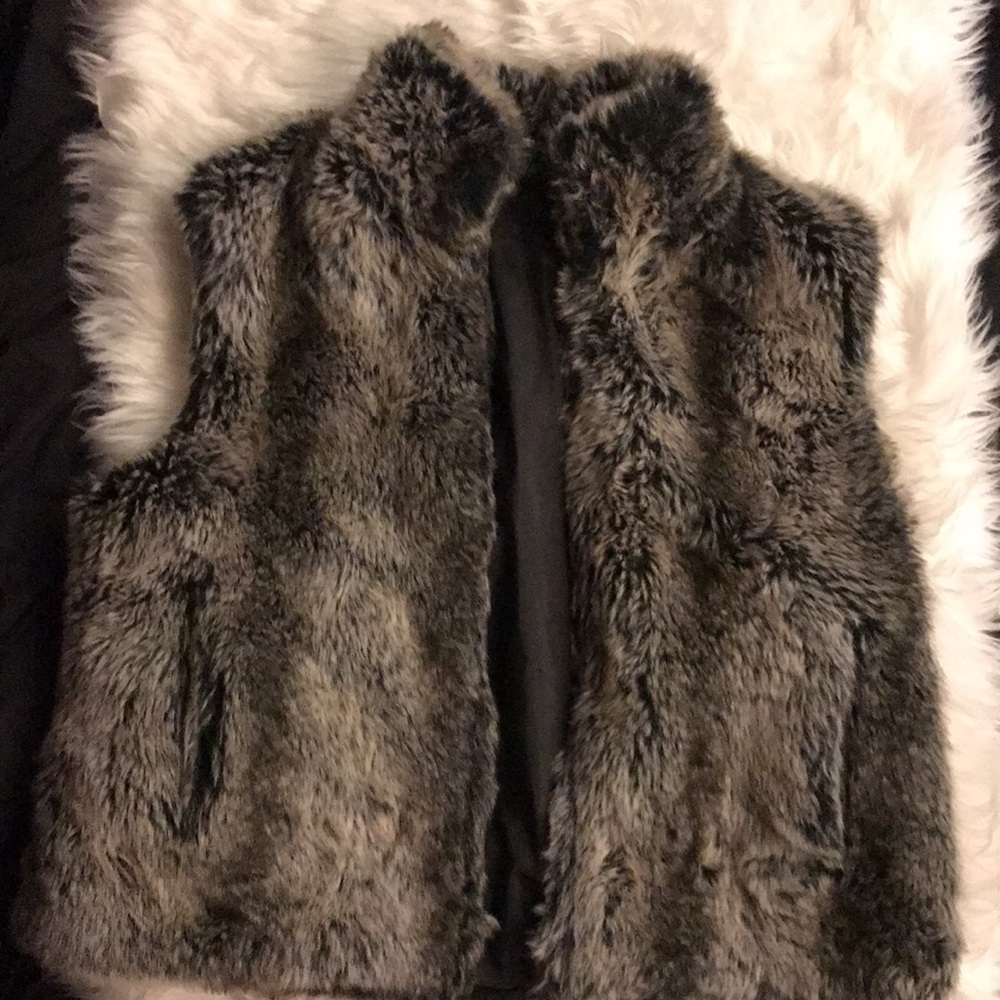 Vintage Blassport Faux Fur Vest